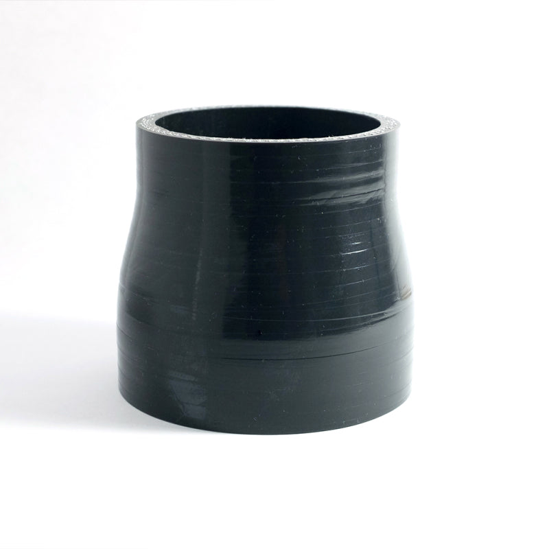 Stainless Bros 2.5in to 3.0in High Temp 4-Ply Reinforced Silicone Reducer - Black 631-06376-3401