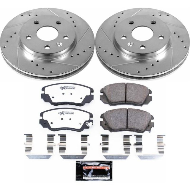 PowerStop PSB Z26 Street Warrior Kit Brakes, Rotors & Pads Brake Kits - Performance D&S main image