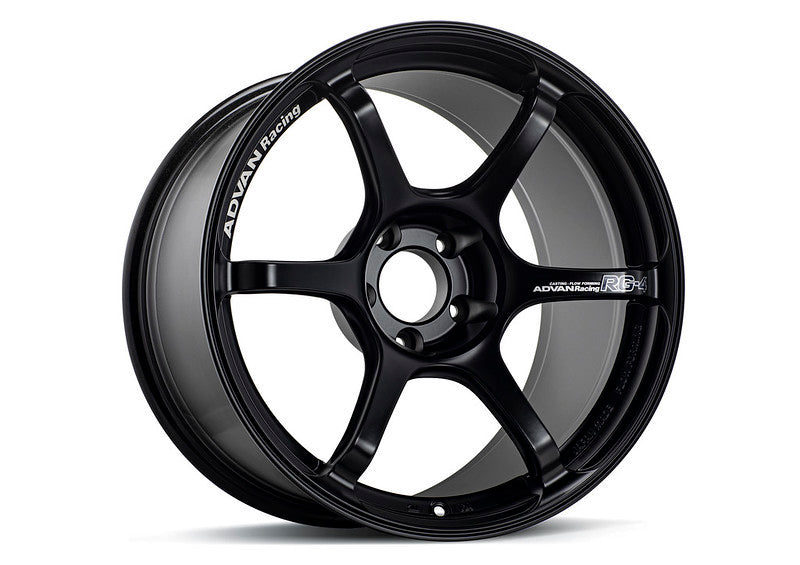 Advan RG-4 18x9.5 +45 5-120 Semi Gloss Black Wheel YA48J45WSB