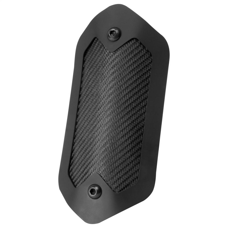 DEI Powersport Flexible Heat Shield w/ Double Black Finish - 3.5in x 6.5in - Black / Onyx 10926