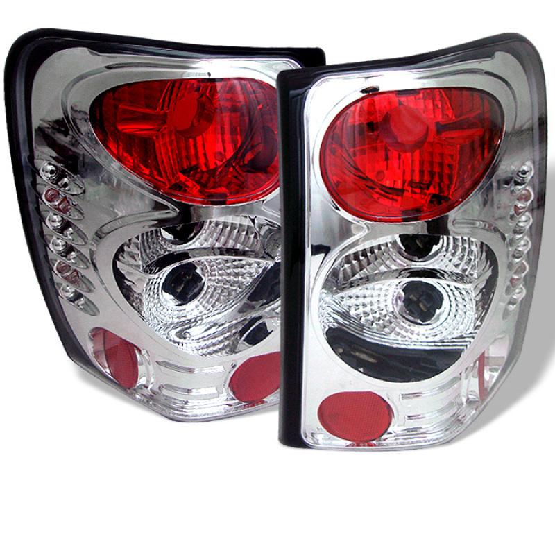 Spyder Jeep Grand Cherokee 99-04 Euro Style Tail Lights Chrome ALT-YD-JGC99-C 5005632 Main Image