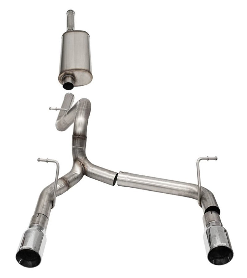 Corsa 18-21 Jeep Wrangler JLU 3.6L 2.75in Sport Cat-Back Exhaust w/ 4in Tips 21124