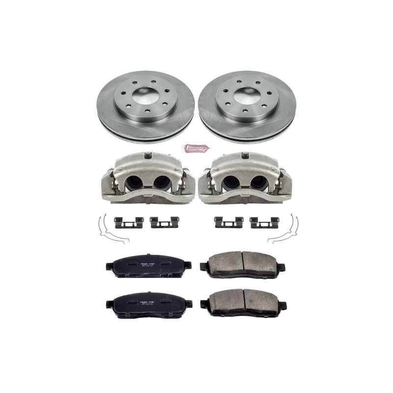 PowerStop PSB Autospecialty Kit w/Cals Brakes, Rotors & Pads Brake Kits - OE main image