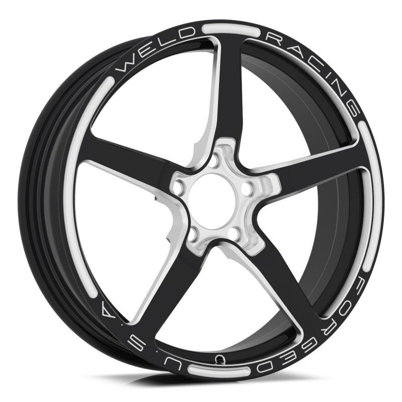 Weld Alumastar 1-Piece 18x6 / 5x115 BP / 2.7in. BS Black Wheel - Non-Beadlock 88B-1806245