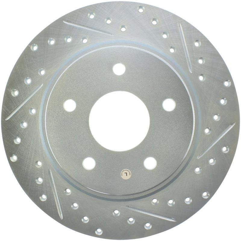 StopTech Select Sport Drilled & Slotted Rotor - Left - Rear 227.67071L