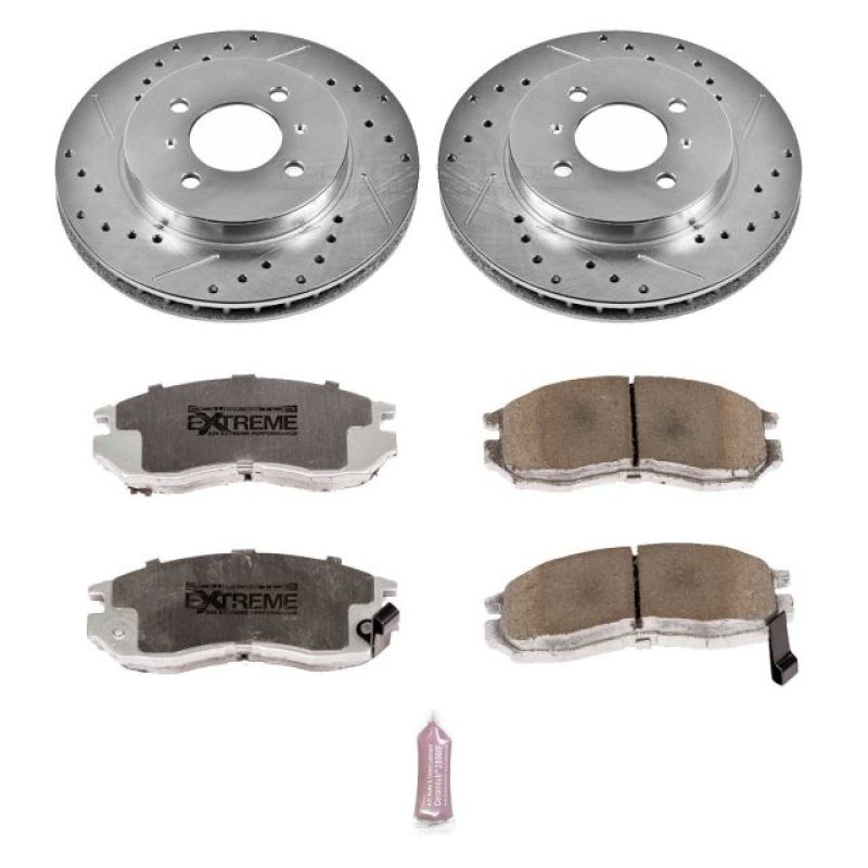 PowerStop PSB Z26 Street Warrior Kit Brakes, Rotors & Pads Brake Kits - Performance D&S main image