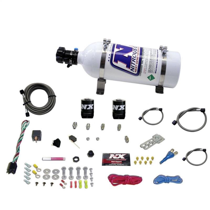 Nitrous Express All Ford EFI Single Nozzle Nitrous Kit (35 -50-150HP) w/5lb Bottle 20922-05 Main Image