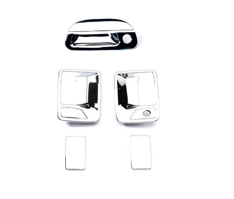 Putco 99-07 Ford SuperDuty Door Handle Covers (2 DR & TG Handle w/TG Keyhole) w/o Passenger Keyhole 401214 Main Image