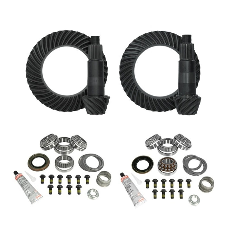 Yukon Gear Gear & Kit Package for JL and JT Jeep Rubicon, D44 Rear & D44 Front - 4.11 Gear Ratio YGK066