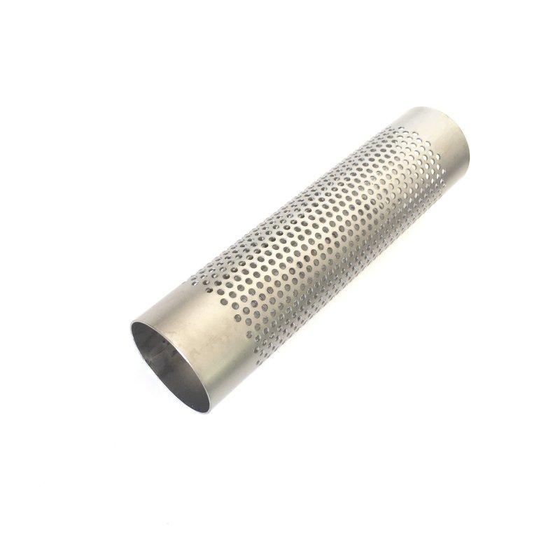 Ticon Industries 8in OAL 2.0in Perforated Titanium Punch Tube 117-05008-0000 Main Image