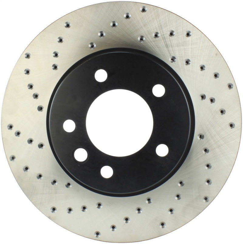 StopTech Sport Cryo Cross Drilled Brake Rotor; Front Right