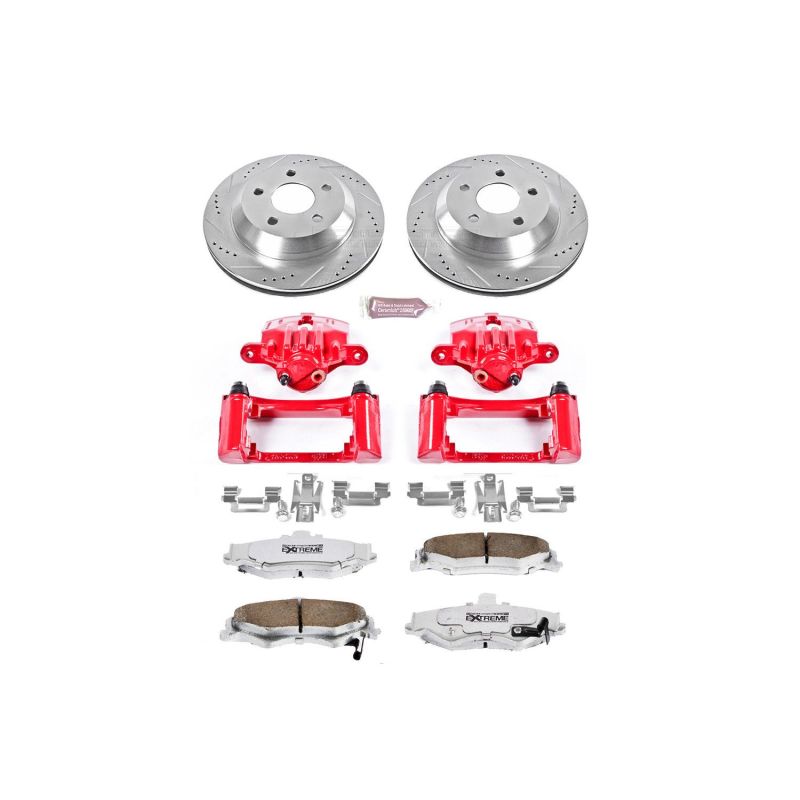 PowerStop PSB Z26 Street Kit w/Cals Brakes, Rotors & Pads Brake Kits - Performance D&S main image