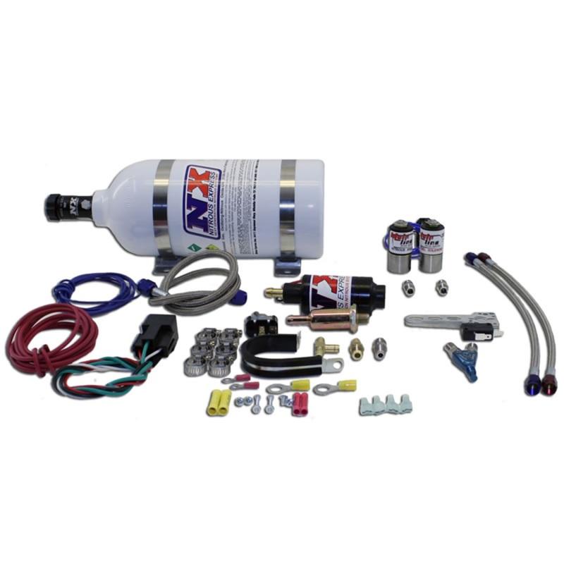 Nitrous Express Single Cyl Mainline Nitrous Kit w/2.5lb Bottle 62025P Main Image