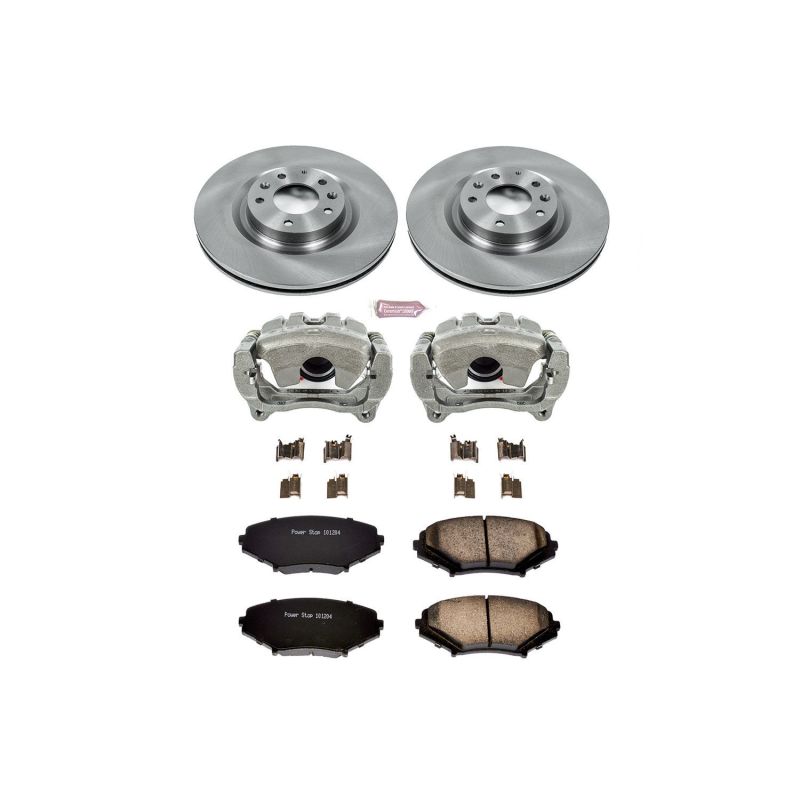 PowerStop PSB Autospecialty Kit w/Cals Brakes, Rotors & Pads Brake Kits - OE main image