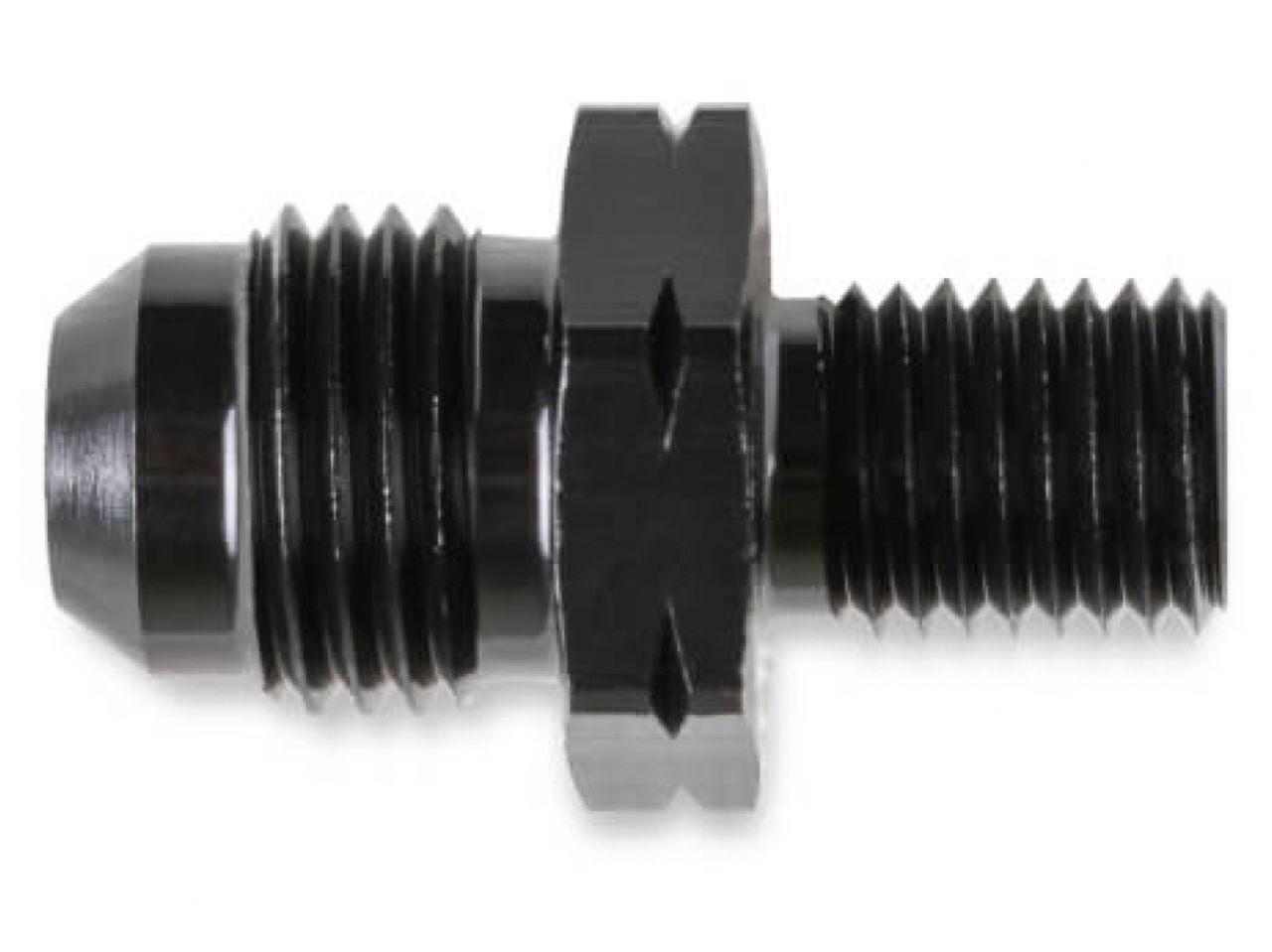 Earl's Straight Male AN -6 TO 16MM X 1.5 - Black