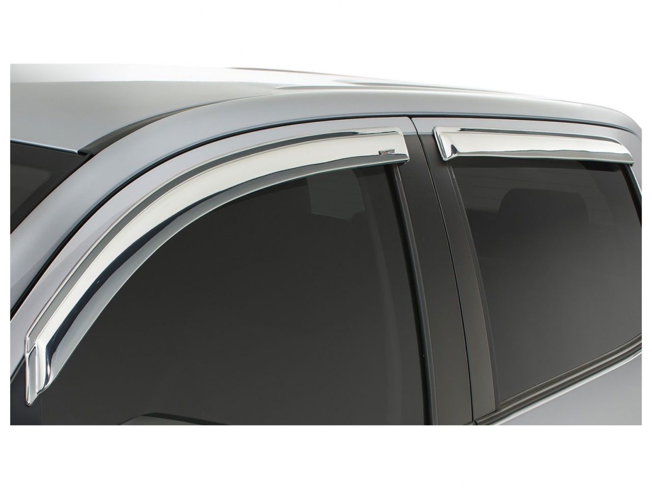 Stampede Tape-Onz Sidewind Deflector, Chrome, 4 pc. for 2007-2019 Toyota Tundra