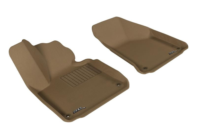 3D MAXpider 2006-2013 Audi A3 Kagu 1st Row Floormat - Tan L1AD00511502 Main Image