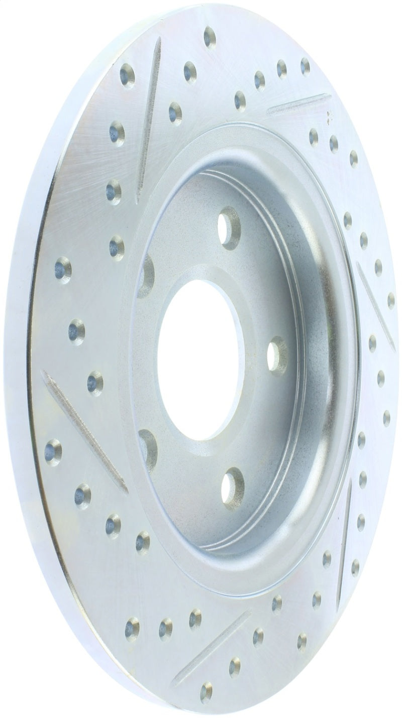 StopTech Select Sport Drilled & Slotted Rotor - Left - Rear 227.67071L