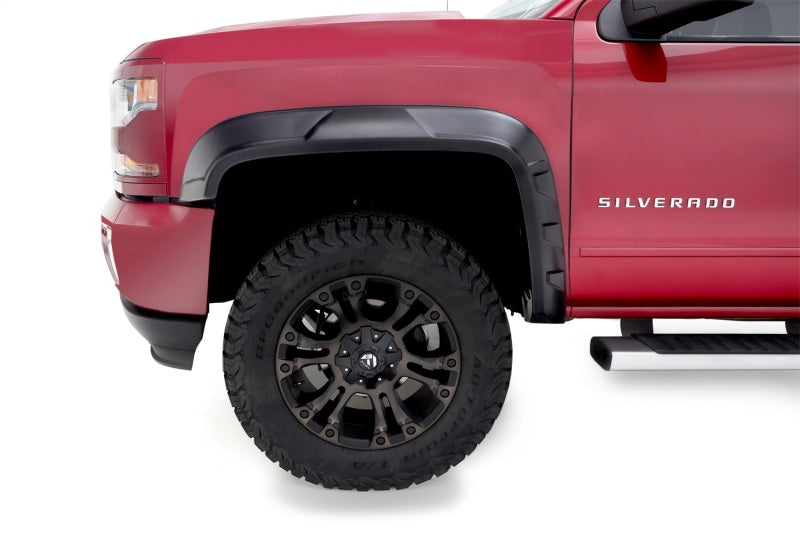 Bushwacker 2019 Chevrolet Silverado 1500 w/ 69.3in Fleetside Bed DRT Style Flares 4pc - Black 40944-02