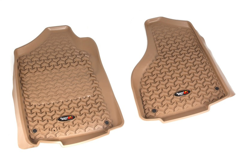 Rugged Ridge RUG Floor Liners - Tan Floor Mats Floor Mats - Rubber main image