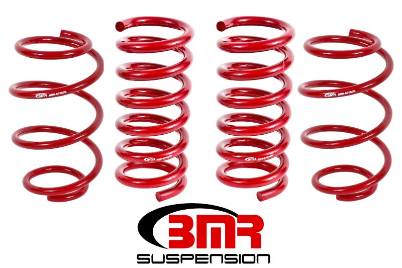 BMR 15-17 S550 Mustang Performance Version Lowering Springs (Set Of 4) - Red SP763R Main Image