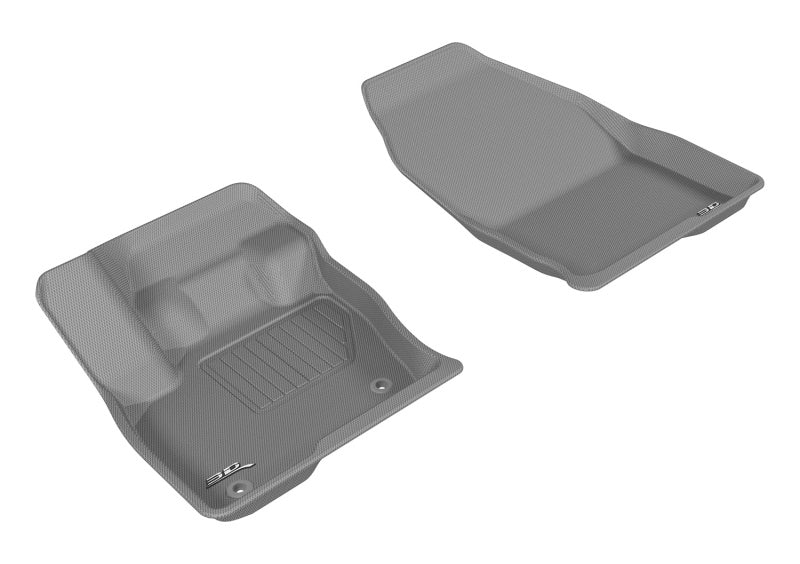 3D MAXpider 2015-2020 Ford Edge Kagu 1st Row Floormat - Gray L1FR09311501