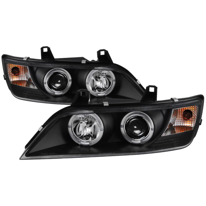 Spyder BMW Z3 96-02 Projector Headlights LED Halo Black High H1 Low H1 PRO-YD-BMWZ396-HL-BK 5009081 Main Image