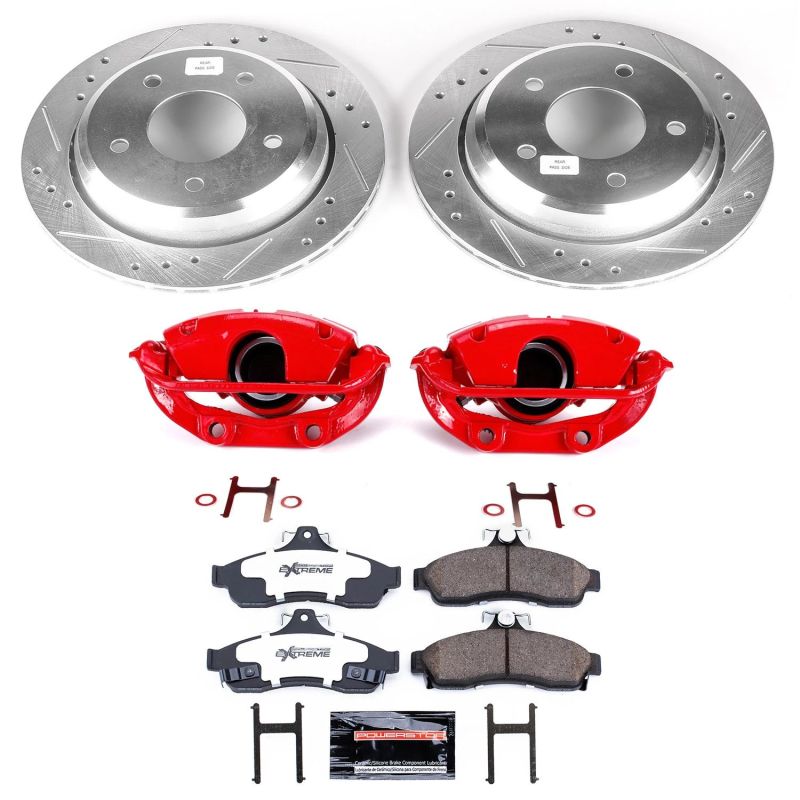 PowerStop PSB Z26 Street Kit w/Cals Brakes, Rotors & Pads Brake Kits - Performance D&S main image