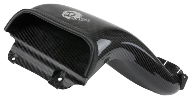 aFe Quantum Cold Air Intake System Scoop 18-20 Ford F150 EcoBoost V6-3.5L/2.7L - Carbon Fiber 53-10008SC