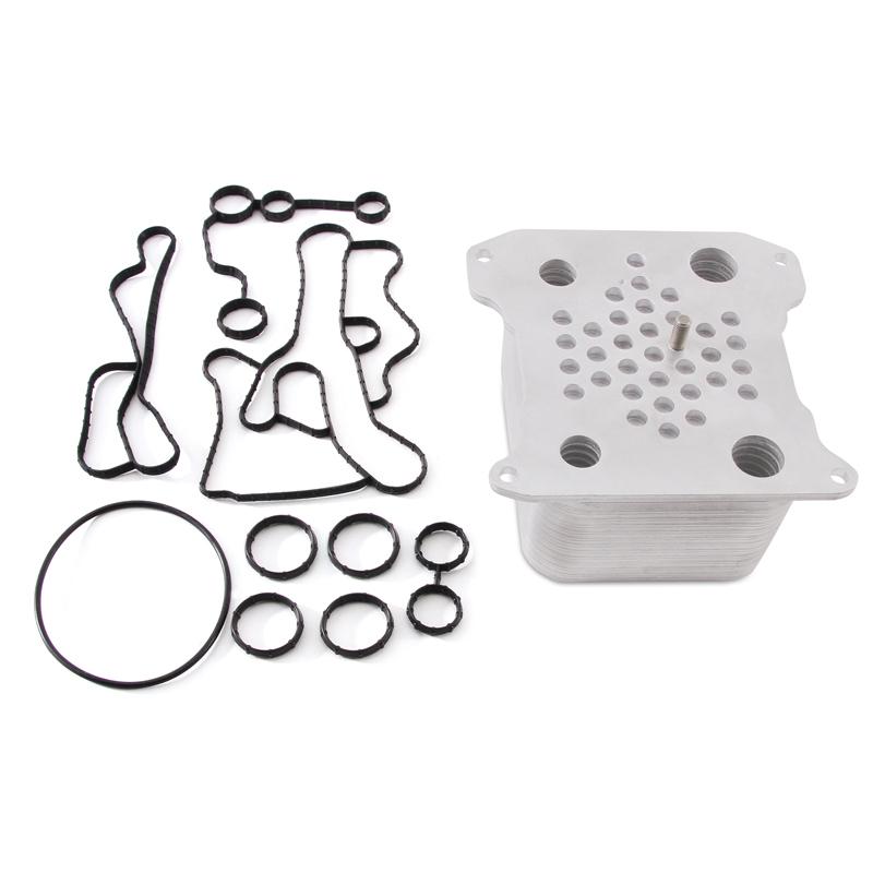 Mishimoto 08-10 Ford 6.4L Powerstroke Replacement Oil Cooler Kit MMOC-F2D-08 Main Image