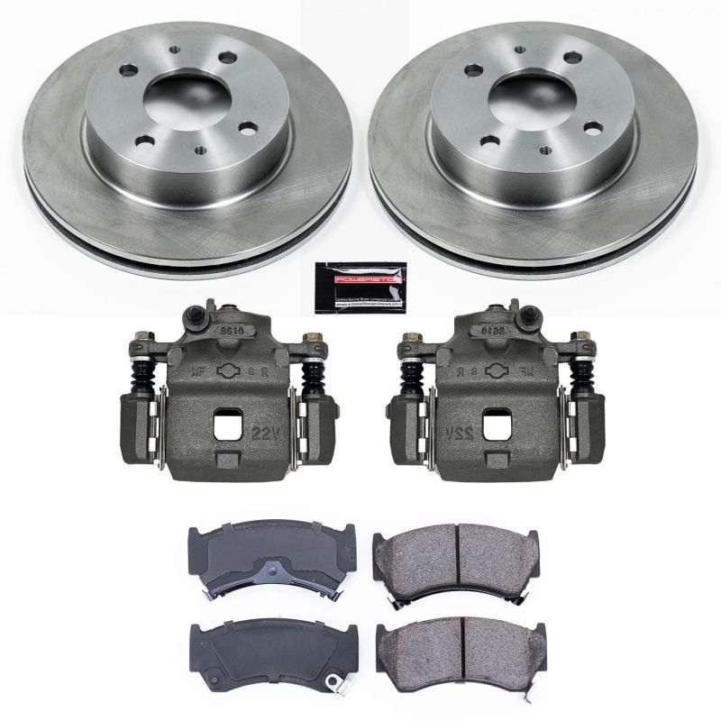 PowerStop PSB Autospecialty Kit w/Cals Brakes, Rotors & Pads Brake Kits - OE main image