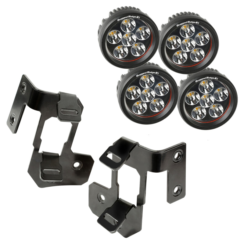 Rugged Ridge RUG Light Mounts Lights Light Mounts main image