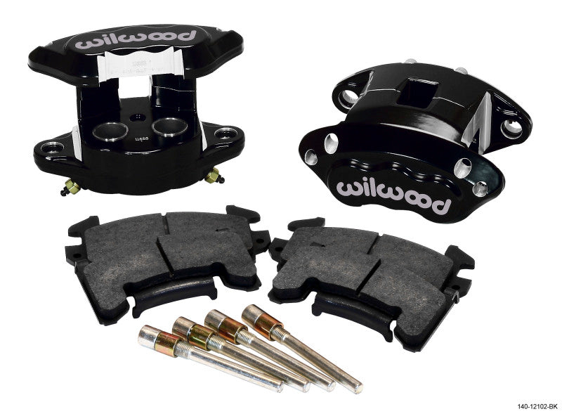 Wilwood D154 Rear Caliper Kit - Black 1.12 / 1.12" Piston,0.81" Rotor