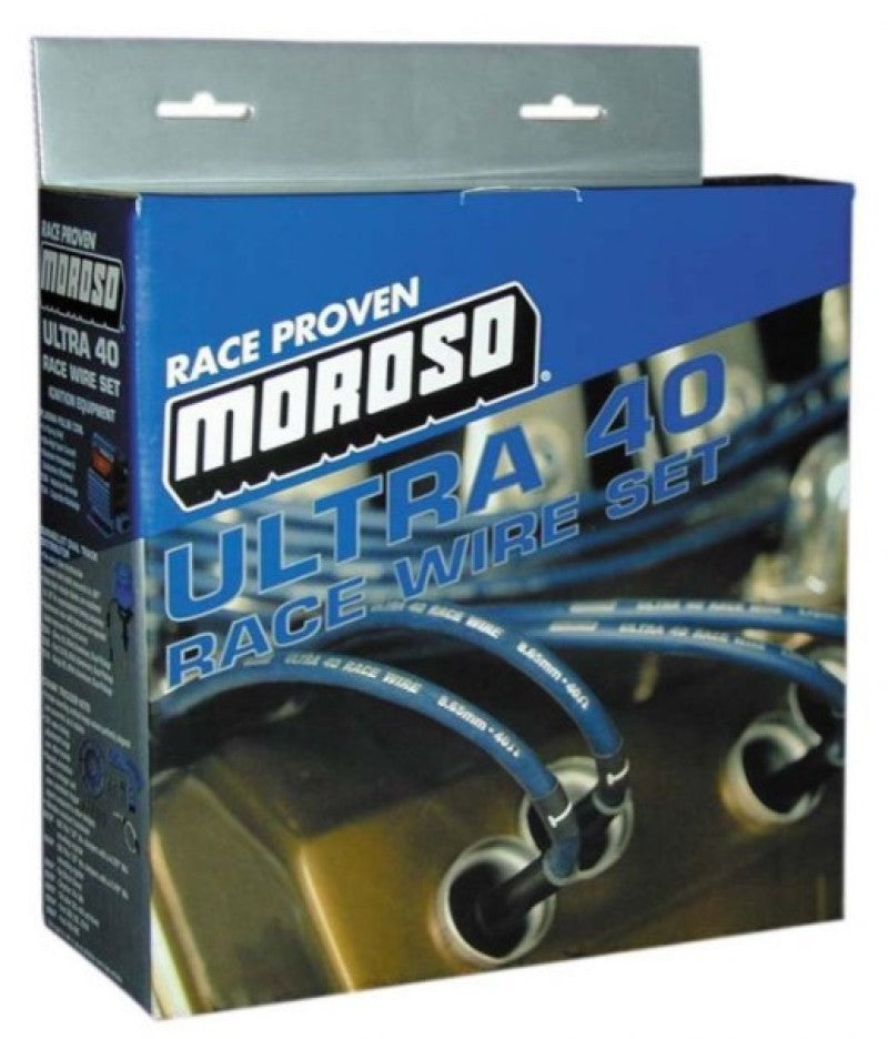 Moroso Chevrolet Big Block Ignition Wire Set - Ultra 40 - Unsleeved - HEI - Over Valve - Red 73688