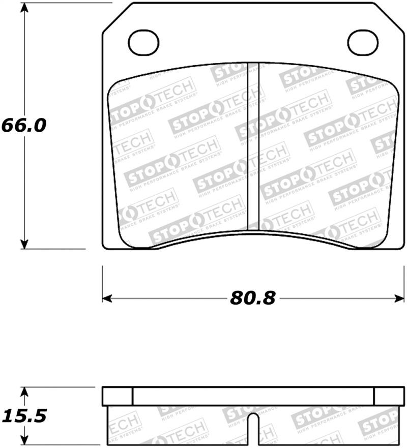 StopTech Street Brake Pads 308.00090 Main Image