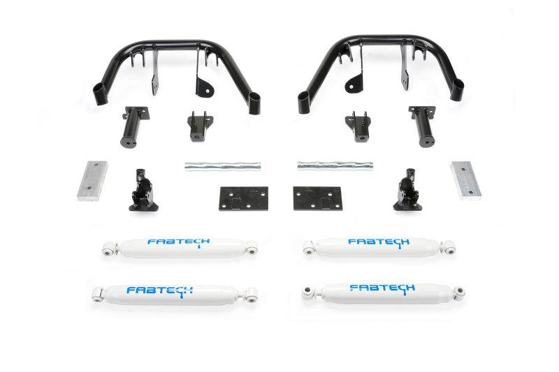 Fabtech 05-07 Ford F250/350 4WD 8in Dual Front Shock System w/Perf. Shocks K2081 Main Image