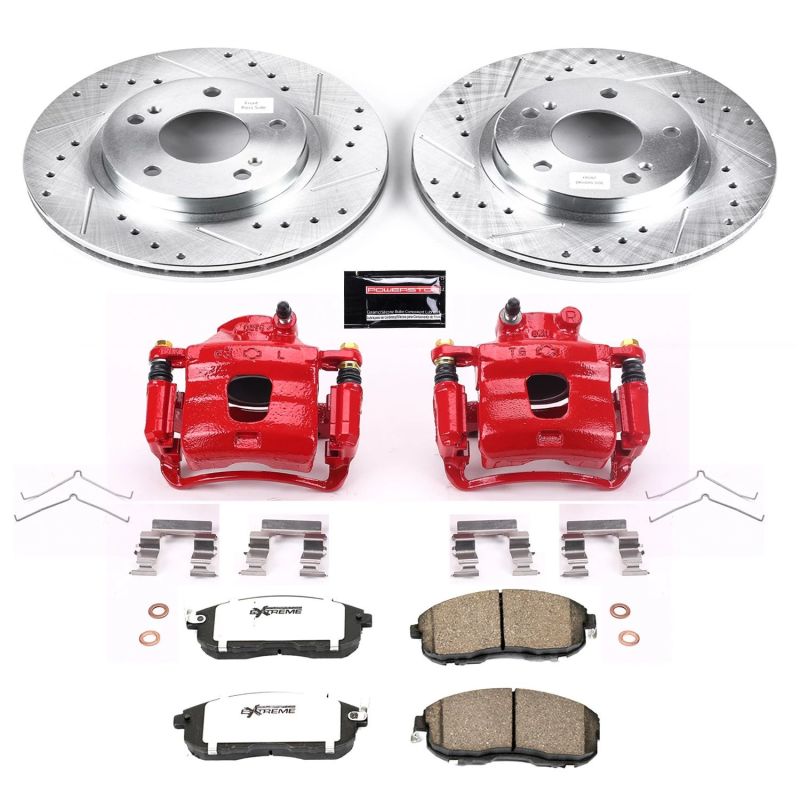 PowerStop PSB Z26 Street Kit w/Cals Brakes, Rotors & Pads Brake Kits - Performance D&S main image