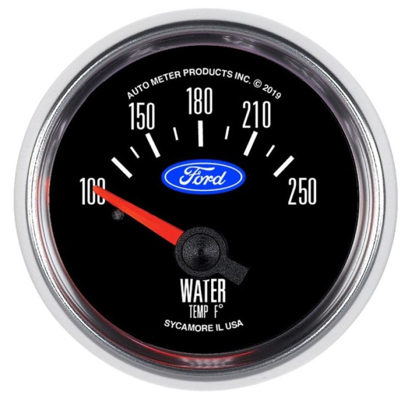 Autometer Ford 2-1/16in. 100F-250F Electric Water Temp Gauge 880822