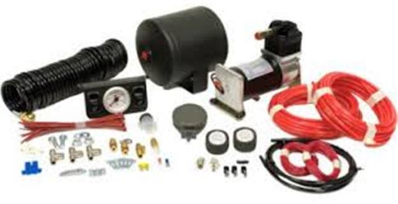 Firestone Air-Rite Air Command Xtreme Duty (Dual Analog) Kit w/Compressor Air Tank (WR17602549) 2549 Main Image