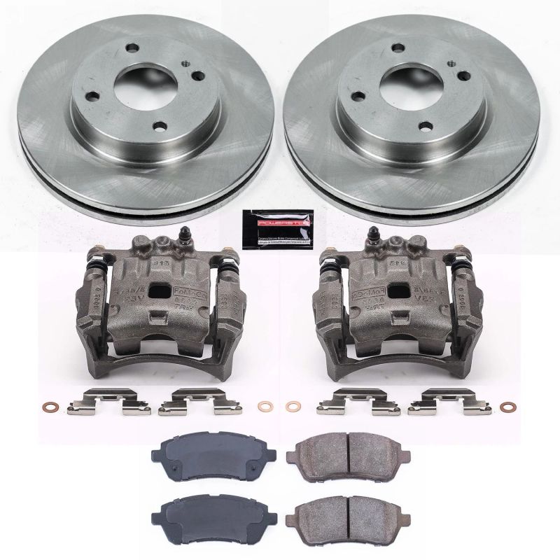 PowerStop PSB Autospecialty Kit w/Cals Brakes, Rotors & Pads Brake Kits - OE main image