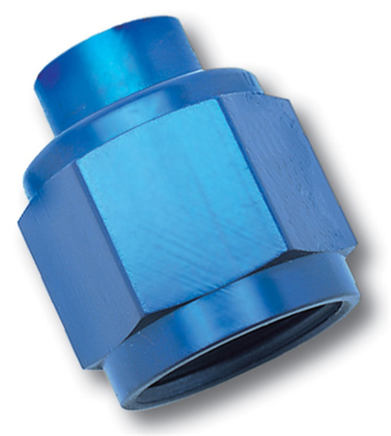 Russell -12 AN Flare Cap (Blue Finish)