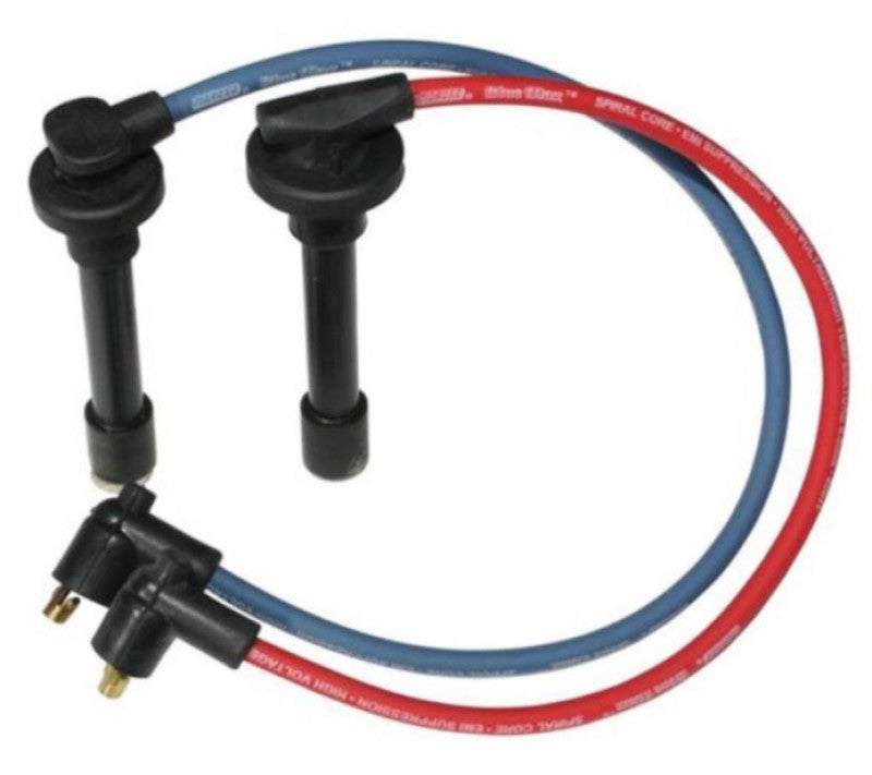 Moroso Custom Ignition Wire Set - Blue Max - Spiral Core - Colored High Temp Wire Separators - Red 72680