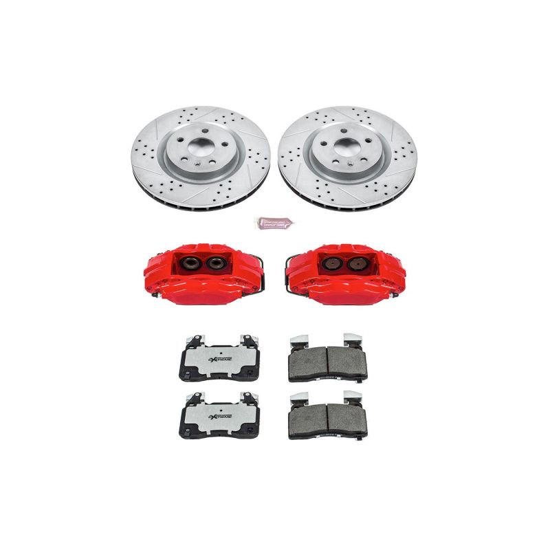 PowerStop PSB Z26 Street Kit w/Cals Brakes, Rotors & Pads Brake Kits - Performance D&S main image