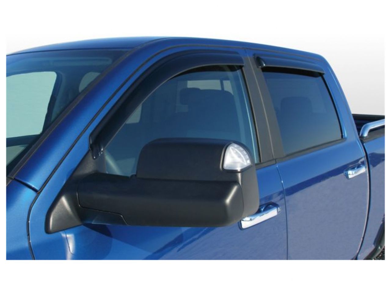 Stampede Tape-Onz Sidewind Deflector, Smoke, 4 pc. for 2009-2018 Dodge Ram 1500