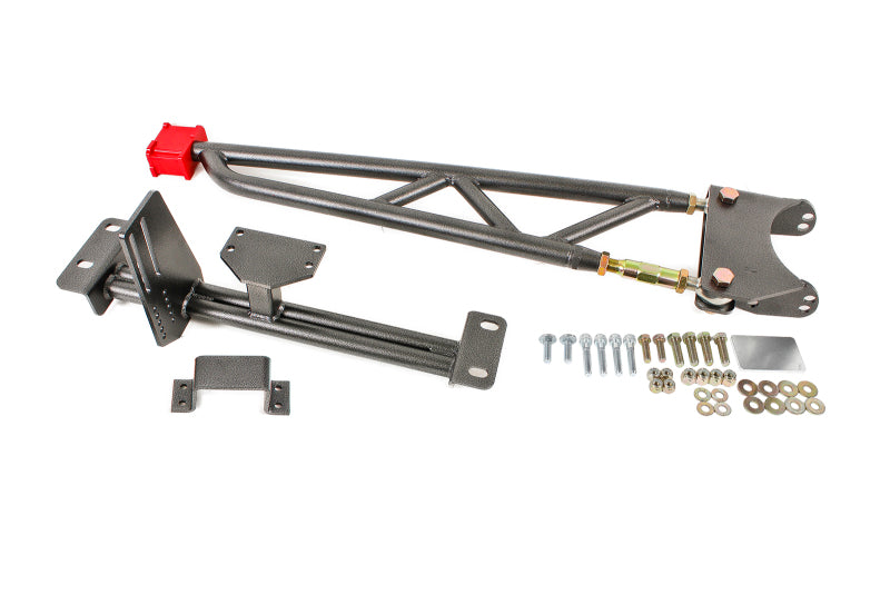 BMR 93-02 F-Body w/o DSL Torque Arm Tunnel Mount (For Stock Exhaust) - Black Hammertone TA013H