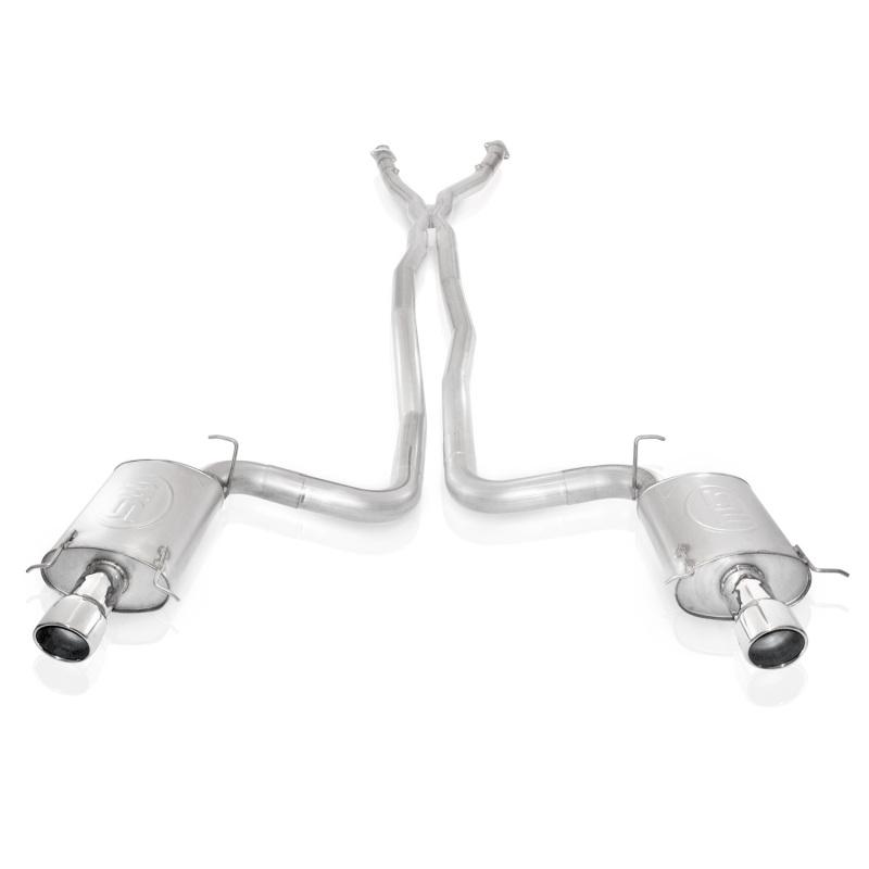 Stainless Works 2004-07 Cadillac CTS-V 3in Exhaust X-Pipe Chambered Mufflers 4in Tips CTSVEX Main Image