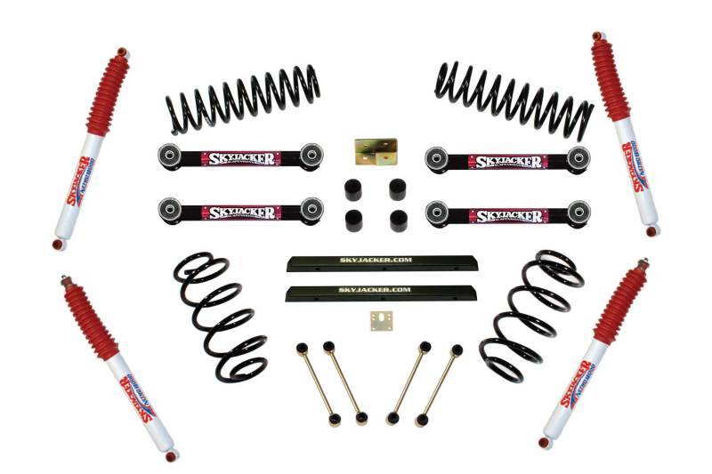 Skyjacker Suspension Lift Kit w/ Shock 1997-2002 Jeep Wrangler (TJ) TJ401BPH Main Image