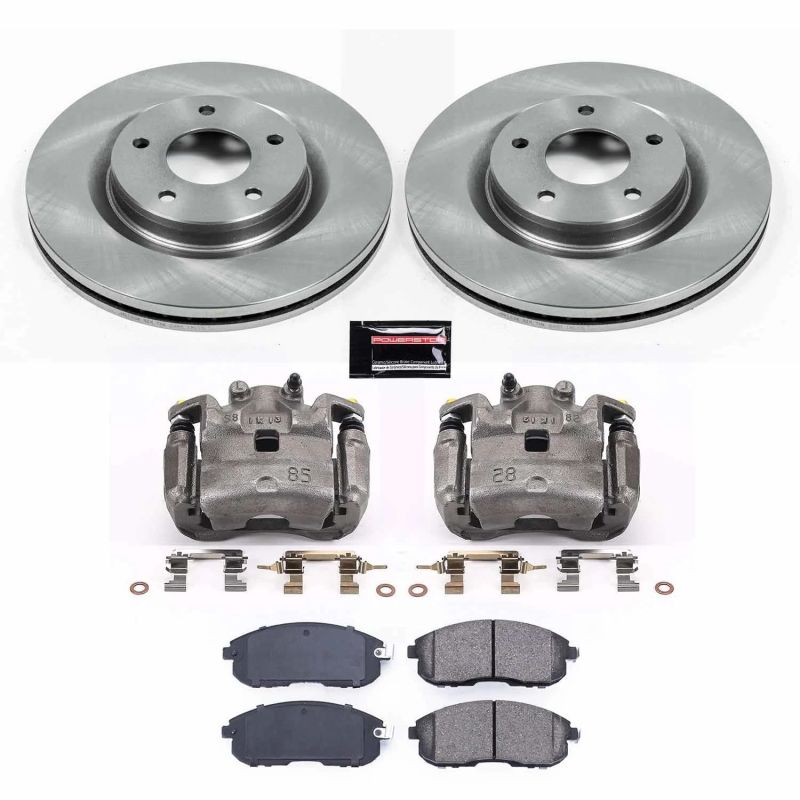 PowerStop PSB Autospecialty Kit w/Cals Brakes, Rotors & Pads Brake Kits - OE main image