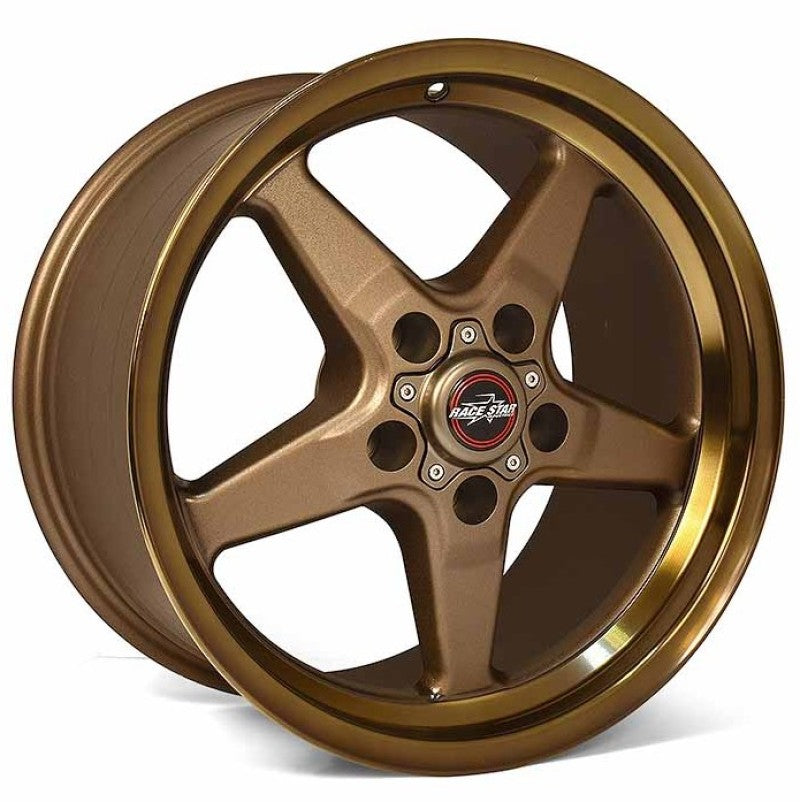 Race Star 92 Drag Star Bracket Racer 17x9.5 5x4.75BC 6BS Bronze Wheel 92-795252BZ