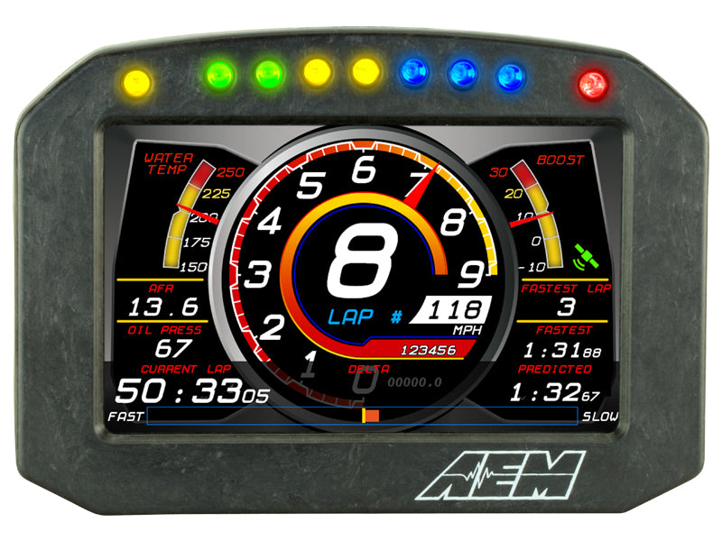 AEM CD-5L Carbon Logging Flush Digital Dash Display 30-5601F